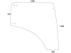 Türscheibe, grün, rechts, für Fendt Vario 300, 700