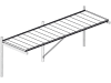 KGT Tischgestell für Rose III 0,63 x 0,635 m pressblank 
