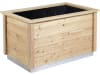 KGT Holz-Hochbeet Woody 0,8 x 1,27 x 0,74 m Typ Woody Light natur , Füllmenge 530 l