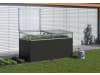 KGT Aluminium-Hochbeet 0,91 x 2,05 x 0,77 m Typ 210 anthrazit-grau , Füllmenge 1.400 l
