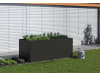 KGT Aluminium-Hochbeet 0,91 x 2,05 x 0,77 m Typ 210 anthrazit-grau , Füllmenge 1.400 l