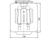 Waschwasserbehälter 1,25 l