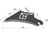 Industriehof® Ladewagenmesser 360 x 250 x 5 mm für Mengele Ladewagen Garant, 85-163