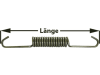 Zugfeder 180 mm für Bremsbacke ADR, FAD, BPW, Peitz, Nieper, Rinner, Zapp, 1 St./Rad