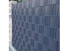 NOOR Zaunblende PVC Easy  anthrazit (RAL 7016) 0,19 x 2,55 m Sichtschutzstreifen Hart