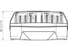 TYRI LED-Arbeitsscheinwerfer "Baseline" 1.100 lm 13 W, 9 – 16 V rechteckig, Funkentstörung CISPR 25 Klasse 5, BS01-0001-1