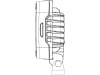 TYRI LED-Arbeitsscheinwerfer "Baseline" 1.100 lm 13 W, 9 – 16 V rechteckig, Funkentstörung CISPR 25 Klasse 5, BS01-0001-1