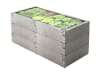 JUWEL Hochbeet Timber 3er-Set nordic wood 60 x 52 x 130 cm Kunststoff mit hochwertiger Holzoptik