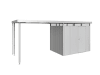 Biohort Gerätehaus HighLine H2 275 x 195 cm silver; metallic  Geräteschuppen, Gartenhaus Metall