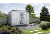Biohort Gerätehaus AvantGarde mit Pultdach A5 260 x 220 cm silver; metallic  Geräteschuppen, Gartenhaus Metall