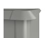 Biohort Schneckenschutz für Hochbeet 2x1  209 x 110 cm quarz-grau; metallic  Schneckenabwehr
