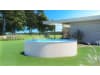  Stahlwandpool New Splasher Secure Komplettset Ø 350 cm x 90 cm weiß   inkl. Kartuschenfilteranlage und Sicherheitsleiter