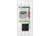 bellissa Gabionen-Hochbeet Basic rund inklusive Trennfolie 81 x 81 x 40 cm  silver , Füllmenge 140 l