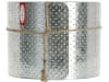 bellissa Rasenkantenband Noppenstruktur Stahlblech, verzinkt silver 500 x 14 cm 