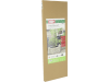 bellissa Hochbeet (Gabione) rund 92 x 92 x 40 cm  silver inkl. Trennfolie, 92 x 40 cm, Füllmenge 165 kg