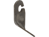 Amazone Flügelmesser rechts, 74 x 30 x 3 mm, geschliffen, für Anbaumäher Cityhopper, Grasshopper, Selbstfahrmäher Profihopper, 994123