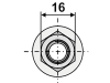 Industriehof® Sechskantmutter DIN 6927 M 10 x 1,5 - 10.9, mit Flansch, 410-1003