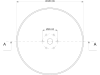 Sechscheibe 380 x 4 mm, LK 85 mm, ZB 32 mm, gerade, glatt, für Monosem