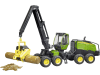 Bruder® Modell "John Deere Harvester 1270 G " mit einem Baumstamm 1:16, 02135