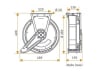 SAMOA® PROFI-SCHLAUCHAUFROLLER 506 mit 10m Schlauch 1/2"   506762
