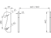 Düvelsdorf Anschweißplatte für Schäffer hydraulisch 42 mm (660 mm), 3519116