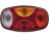 Hella® Schlussleuchte "Cargoluna" quadratisch, rechts, waagerecht; senkrecht, 122 x 225 x 73 mm, P21W; R10W, Schlusslicht; Bremslicht; Blinklicht; Rückfahrlicht; Rückstrahllicht, 2VP 343 640-041