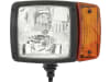 Hella® Hauptscheinwerfer links, P21W; T4W; Halogen H3; Halogen H7, 24 V, quadratisch, 1SA 996 120-051