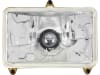 Hella® Hauptscheinwerfer links/rechts, Halogen H4, 12 V; 24 V, 130 x 107 mm, quadratisch, 1AB 008 888-051