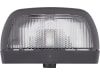 Hella® Kennzeichenleuchte hinten links/rechts, R10W, schwarz, quadratisch, 102 x 55 x 56,5 mm, , 2KA 998 523-017