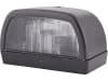 Hella® Kennzeichenleuchte hinten links/rechts, R10W, schwarz, quadratisch, 102 x 55 x 56,5 mm, , 2KA 998 523-017