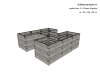 JUWEL Hochbeet Timber ERGOLINE nordic wood 125 x 40 x 185 cm Kunststoff mit hochwertiger Holzoptik