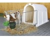 KERBL Kälberiglu "CalfHouse PE UV+" für 1 Kalb, mit Umzäunung