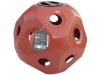Bonimal TEC Futterspielball "Heu & Joy" rot, 19 Fressöffnungen á 60 mm für Rinder, Kälber, Fohlen, Ponys und Pferde im Stall, Paddock und auf der Weide, 3210386-BW 