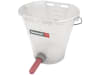 Bonimal TEC Kälbertränkeeimer 8 l rund mit Füllstandsanzeige, Kunststoff (lebensmittelecht), weiß; transparent, 14266