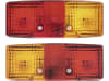 Hella® Schlussleuchte quadratisch, links/rechts, 158 x 64 x 51 mm, P21W; R10W, E12 4038; E12 6072; E12 7098, Schlusslicht; Bremslicht; Blinklicht; Kennzeichenlicht