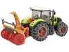 Bruder® Modell "Claas Traktor Axion 950" mit Schneeketten und Schneefräse 1:16, 03017