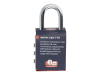 ABUS Zahlenschloss 145 color 145/30 Color Rainbow Kofferschloss, Spindschloss, Aluminium-Vorhängeschloss, individuell einstellbarer Zahlencode, Level 3