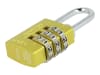 ABUS Zahlenschloss 145 color 145/20 Color Rainbow Kofferschloss, Spindschloss, Aluminium-Vorhängeschloss, individuell einstellbarer Zahlencode, Level 3