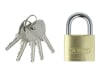 ABUS Vorhangschloss 45 45/40 Messingschloss, Sicherheitsschloss Level 4