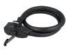 ABUS Fahrradschloss Kabelschloss Steel-O-Flex AC Lock 5302  Diebstahlschutz, Stahlkabelschloss, Zahlenschloss, ABUS-Sicherheitslevel 9