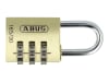ABUS Zahlenschloss 165/30 Messing-Vorhängeschloss, Zahlencode, Kofferschloss / Spindschloss