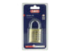 ABUS Zahlenschloss 165/40 Messing-Vorhängeschloss, Zahlencode, Kofferschloss / Spindschloss