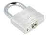 ABUS Vorhangschloss Titalium 64TI/40 4er Pack Torschloss, Spezial-Aluminium, 4er Pack, gehärteter Stahlbügel, ABUS-Sicherheitslevel 5
