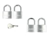 ABUS Vorhangschloss Titalium 64TI/40 4er Pack Torschloss, Spezial-Aluminium, 4er Pack, gehärteter Stahlbügel, ABUS-Sicherheitslevel 5