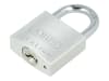 ABUS Vorhangschloss Titalium 64TI/40 Torschloss, Spezial-Aluminium, gehärteter Stahlbügel, ABUS-Sicherheitslevel 6