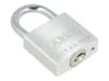 ABUS Vorhangschloss Titalium 64TI/40 Torschloss, Spezial-Aluminium, gehärteter Stahlbügel, ABUS-Sicherheitslevel 6