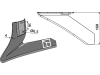Industriehof® Winkelmesser links 160 mm, für Hackgerät Einböck, Schmotzer, 1.10.1048