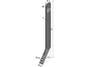 Industriehof® Hackscharstiel Ø 22,5 mm 377 x 35 x 11 mm, Arbeitswinkel 35 °, für Hackschar Einböck, 1.10.1137