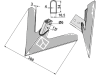 Industriehof® Gänsefußschar 300 x 3 mm für Hatzbichler Hacktechnik