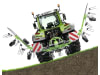 Fendt Heuwender "Twister 8608 DN" 8,60 m Dreipunktanbau Kat. 1; Dreipunktanbau Kat. 2